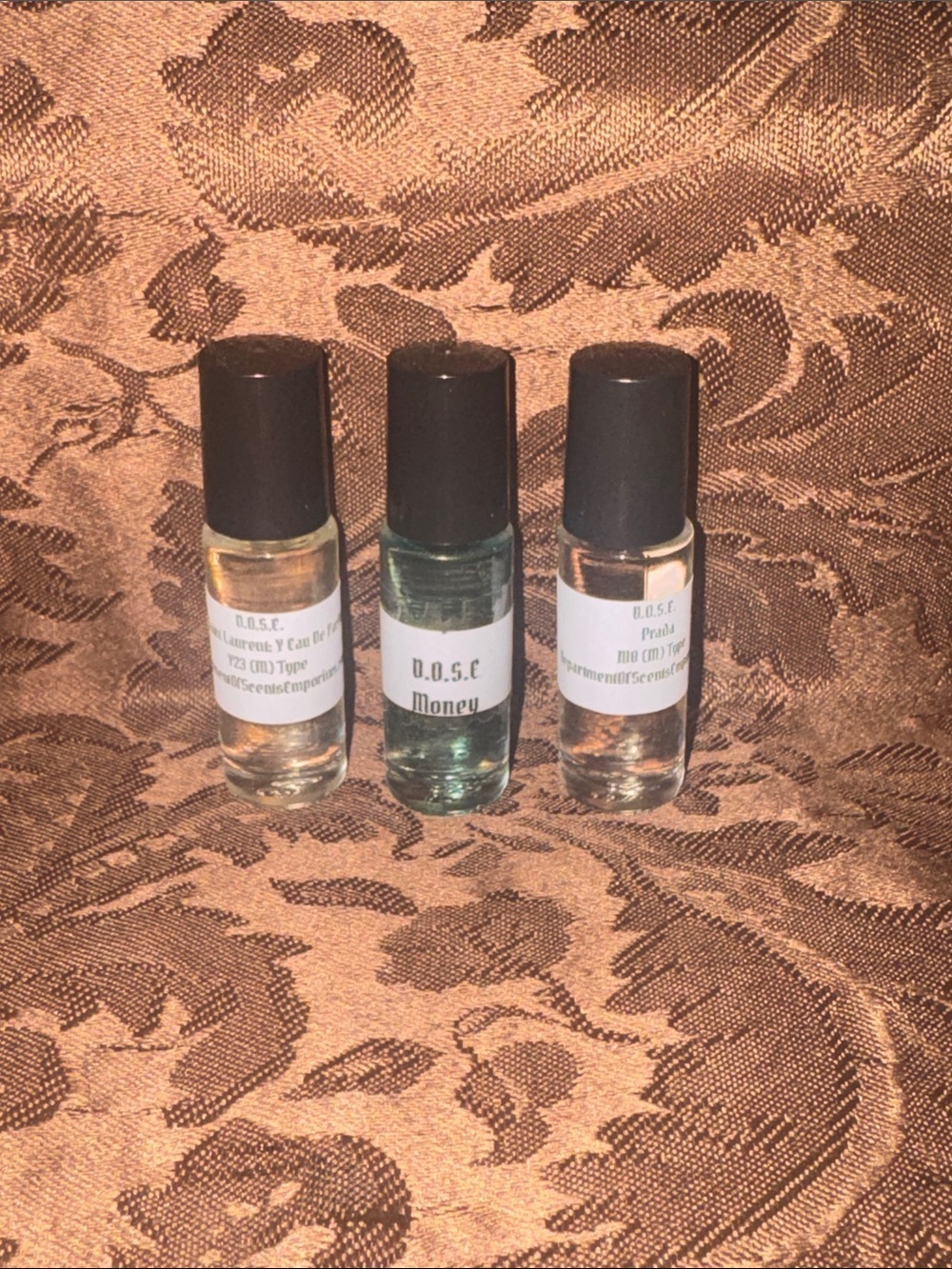 D.O.S.E. Men’s Long Lasting Mini 3.7 ml Dram Tester Rollerball Fragrance Oil